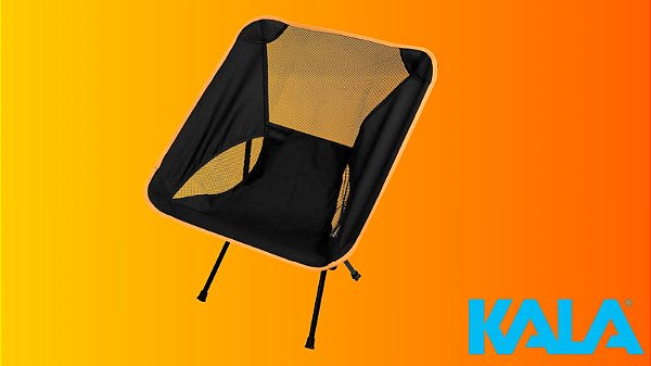 Cadeira Desmontável Mônaco Preta 120kg – Kala