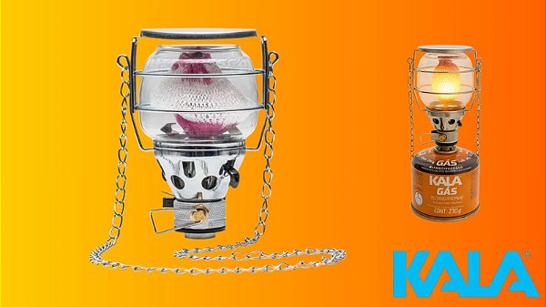 Kit Lampião a Gás Automático Portátil Kala