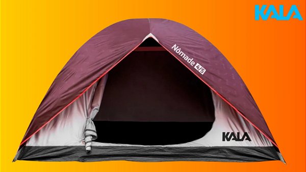 Barraca Kala Nômade 4/5 Pessoas – Costura Selada e Piso Térmico
