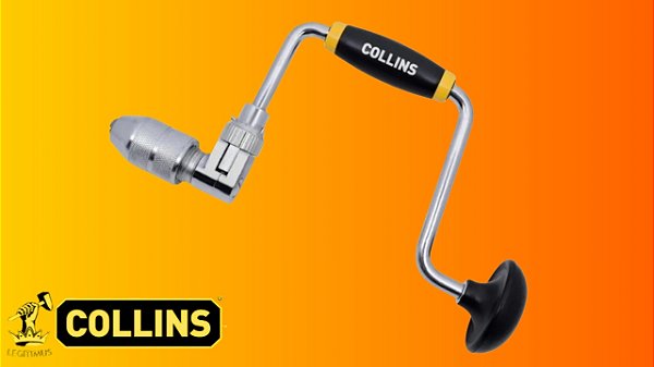 Arco de Pua com Catraca Collins 10" – Furadeira Manual para Madeira