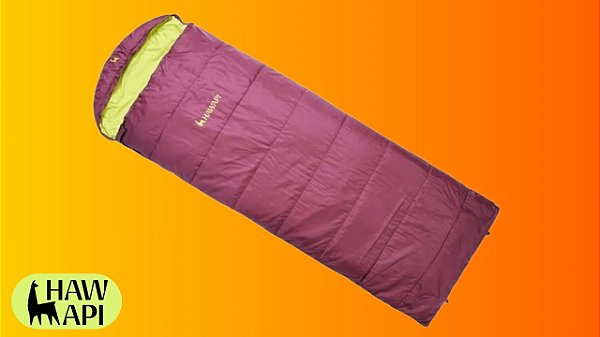 Saco de Dormir Hawapi Allpa Envelope 15°C a 5°C Vinho | Leve e Versátil