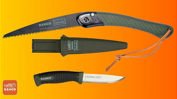 Bahco – Conjunto Serrote e Faca Laplander (LAPKNIFE)