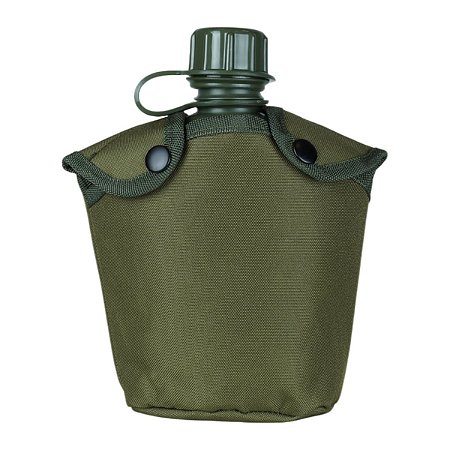 Cantil Guepardo 950ml com Capa em Nylon Verde