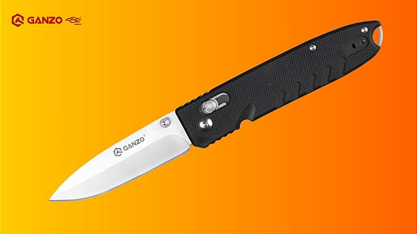 Canivete Ganzo G746-1 Aço 440C Cabo G10 com Trava G-Lock