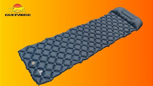 Colchonete Inflável Solteiro Guepardo DOTT Compacto