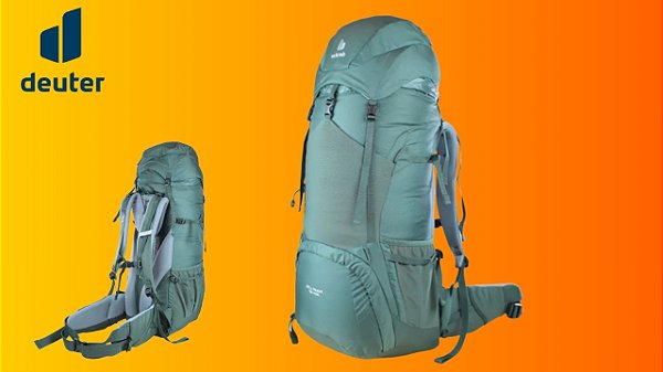 Mochila Deuter Tour Lite 50+10 Trekking Cargueira Verde