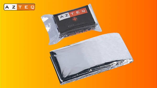 Cobertor de Emergência Azteq Vernon 2,13x1,32m Proteção Térmica