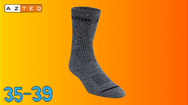 DUPLICADO - Meia Azteq Duble Dupla Camada Conforto Corrida 35-39