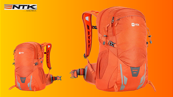 Mochila NTK Attack Air X 30L com Ventilação e Capa de Chuva
