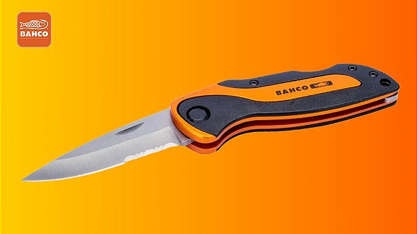 Bahco - Canivete Esportivo KBSK-01 Dobrável em Aço Inoxidável