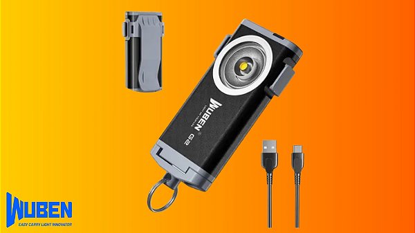 Lanterna Wuben G2 500 Lúmens LED OSRAM P9 Recarregável com Base Magnética