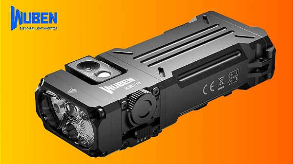 Lanterna Tática Wuben X2 Pro UV 1500 Lúmens com Luz Lateral