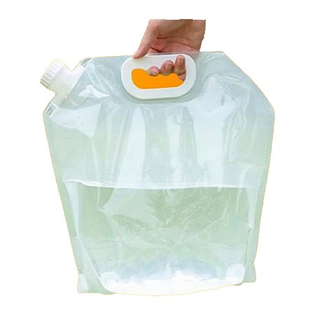 Galão Dobrável para Água 8 Litros Portátil e Reutilizável