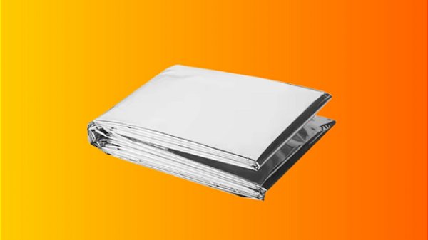 Cobertor de Emergência Aluminizado PET para Sobrevivência 210 x 160 cm