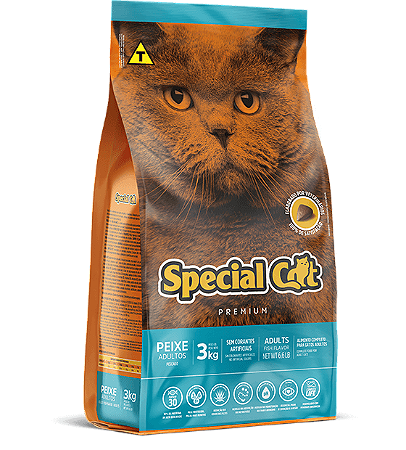 Special Cat - Peixe - Adultos