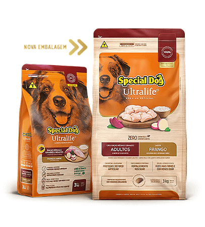 Special Dog - Ultralife - Frango - Adultos - Raças Média e Grande