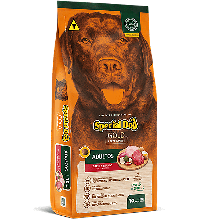 Special Dog -  Ultralife - Gold Performance - Carne e Frango - Adultos
