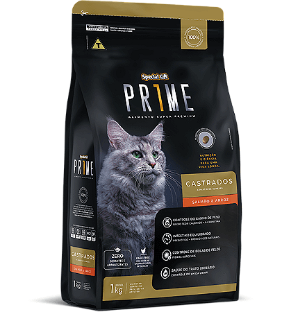 Special Cat - Prime - Salmão e Arroz - Castrados