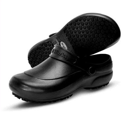 Croc EVA Preto Soft Works BB60 Antiderrapante