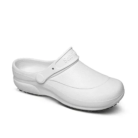 Croc EVA Branco Soft Works BB60 Antiderrapante