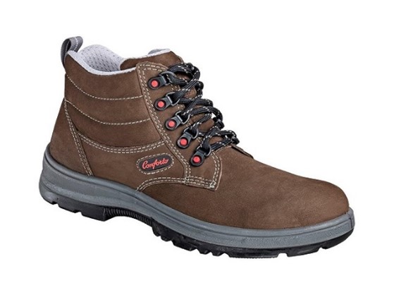 BOTINA BN51 AMARRAR NOBUCK  - MARCA CONFORTO - Cor Café