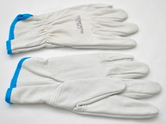 LUVA VAQUETA - PUNHO 7CM - MARCA CONFORTO - REF LV2161G-V- 10-G