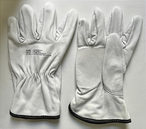 LUVA VAQUETA - PUNHO 7CM - MARCA CONFORTO - REF LV2161GG-V-11-GG