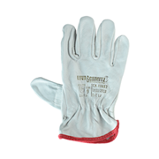 LUVA COURO RASPA - PUNHO 7CM - MARCA SCHMITZ - REF LR