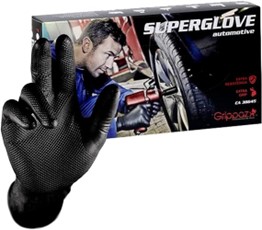 LUVA SUPERGLOVE SKIN MECHANICS - EMBALAGEM C/50 UNID. - MARCA SUPER SAFETY
