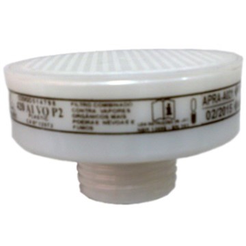 FILTRO AIR SAN 410 P2 - PROTEÇÃO POEIRAS, NÉVOAS E FUMOS - MARCA AIR SAFETY - COD 514786