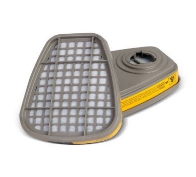 PAR DE FILTROS CLASSE 1  -VAPORES ORGANICOS E GASES ÁCIDOS - MARCA 3M - COD 6003/07047