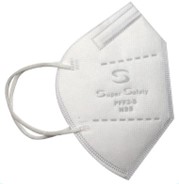 RESPIRADOR DESCARTÁVEL PFF2-S (N95) SEM VALVULA - MARCA SUPER SAFETY