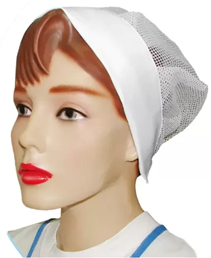 TOUCA TULE COR BRANCA - MARCA LAMARE - REF 45