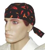 BANDANA PRETA COM PIMENTA - MARCA LAMARE - REF 43BD