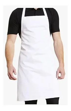 Avental PVC Branco 1x0,60M Prot-Cap CA36666 Resistente