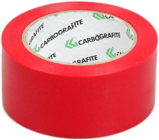 FITA AUTOADESIVA DE DEMARCAÇÃO DE SOLO (VERMELHA) - 50MM X 30M - MARCA CARBOGRAFITE - COD 012220312