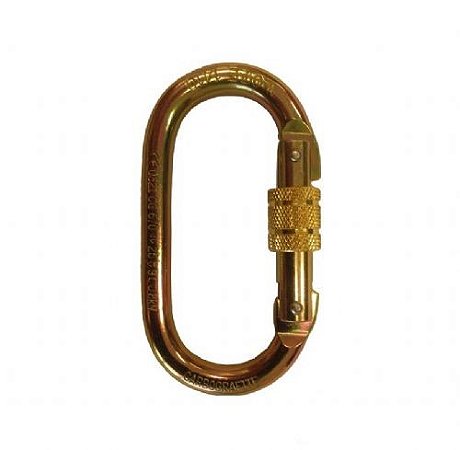 MOSQUETÃO OVAL CG670 – TRAVA ROSCADA – MARCA CARBOGRAFITE – COD 012293412
