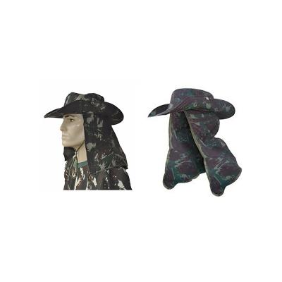 CHAPÉU AUSTRALIANO CAMUFLADO COM PROTEÇÃO NO PESCOÇO