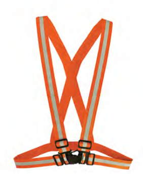SUSPENSÓRIO REFLETIVO CG 07 - LARANJA - MARCA CARBOGRAFITE - COD 012525712