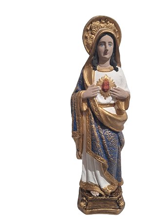 SAGRADO CORAÇÃO DE MARIA 33 CM GESSO