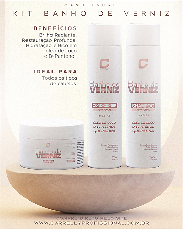 Kit Banho de Verniz 300ml