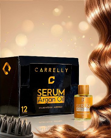 CAIXA DE SERUM ARGAN OIL - 7ML COM 12 UNIDADES