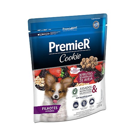 Cookie Premier filhote frutas vermelhas 250 gr