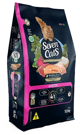 Seven cats castrado sabor salmão 10,1kg