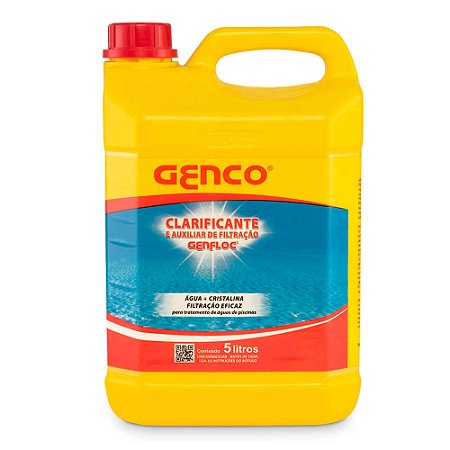 Clarificante  auxiliar de filtragem Genco 5 L Genfloc