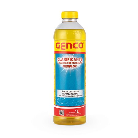 CLARIFICANTE GENFLOC 1lt GENCO auxiliar de filtragem