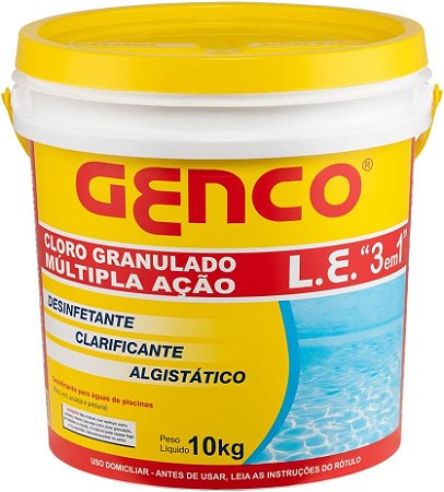 Cloro granulado 3X1 GENCO 10kg