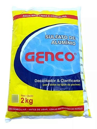 SULFATO DE ALUMINIO GENCO - 2kg