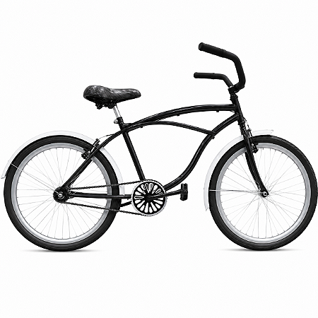 Bicicleta Aro 26 Caiçara/Beach Contra-Pedal Preta