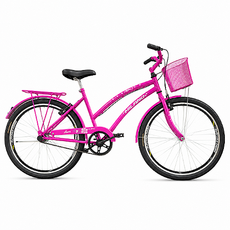 Bicicleta Aro 26 Milano Aura Rosa